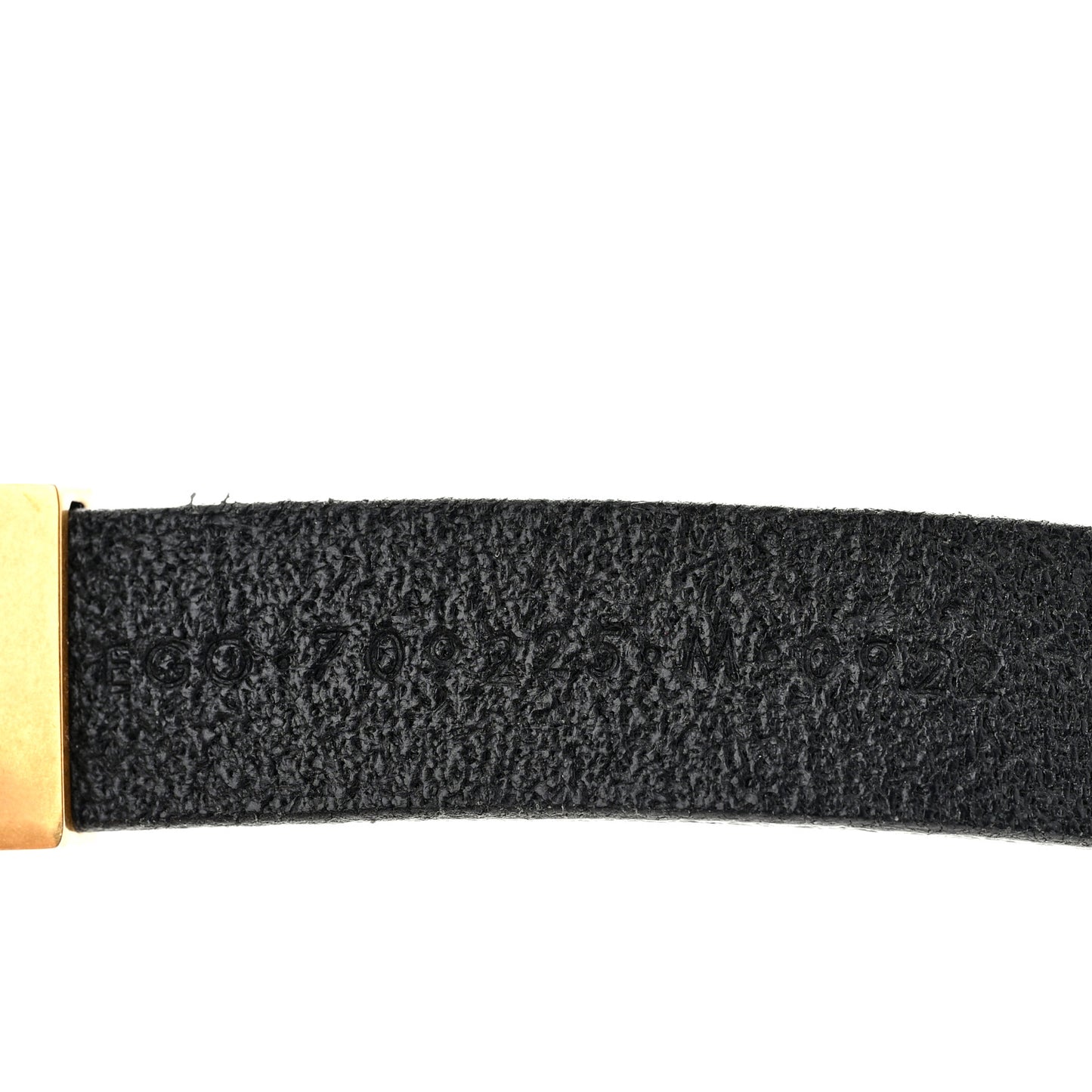 Calfskin Twist Lock Bracelet M Black