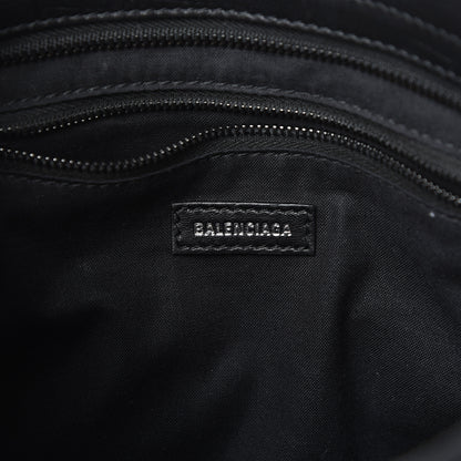 Balenciaga Matte Supple Lambskin Crocodile Embossed Classic Black Hardware S City Black 5 of 12
