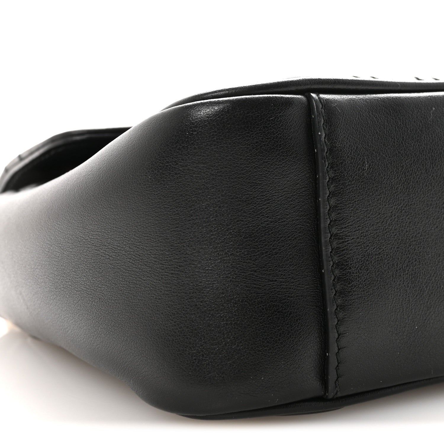 Gucci Calfskin Matelasse Small GG Marmont Shoulder Bag Black 9 of 10