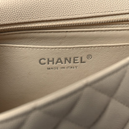 Chanel Caviar Quilted Mini Rectangular Flap Light Beige 6 of 12