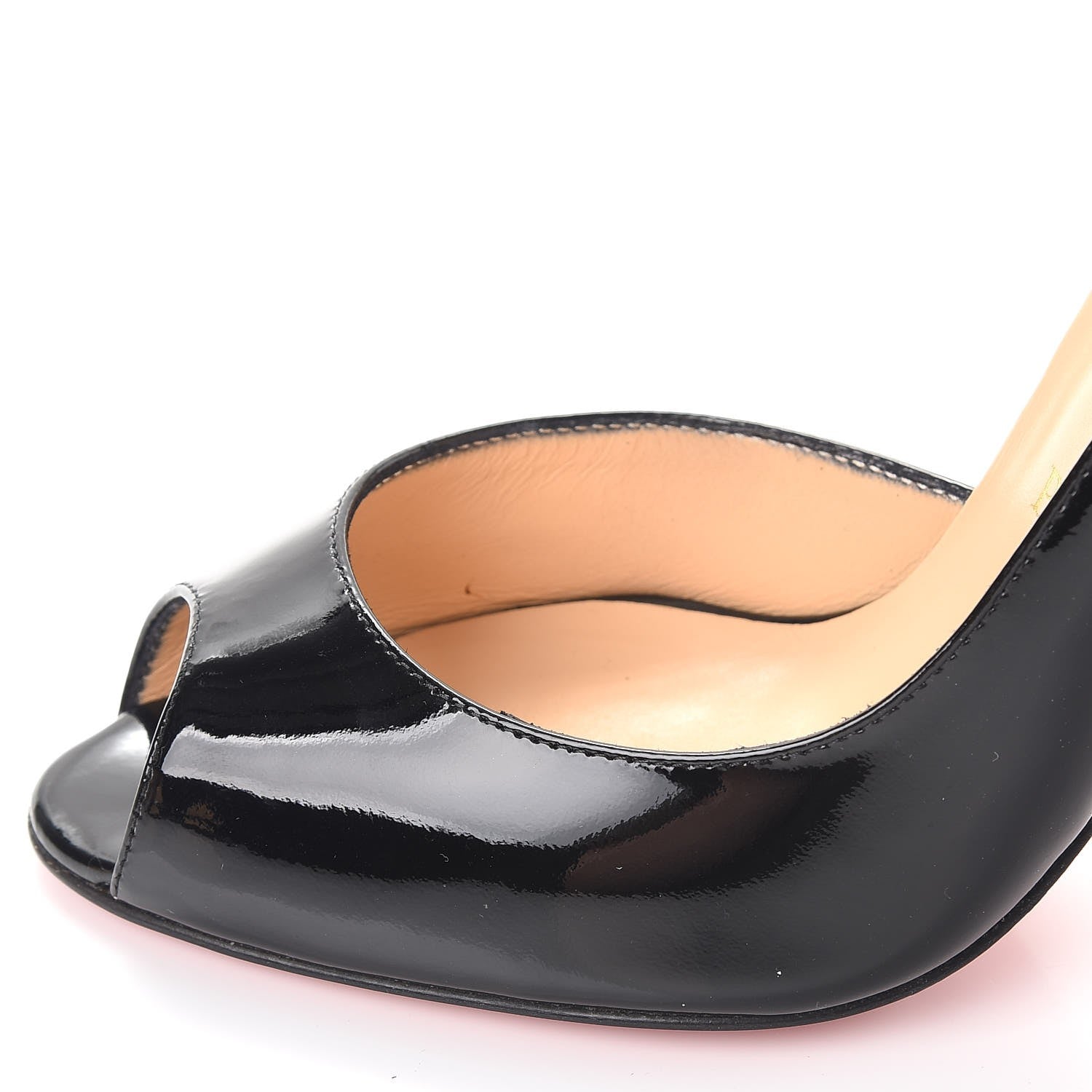 Christian Louboutin Patent Demi You 100 Pumps 38 Black 8 of 12