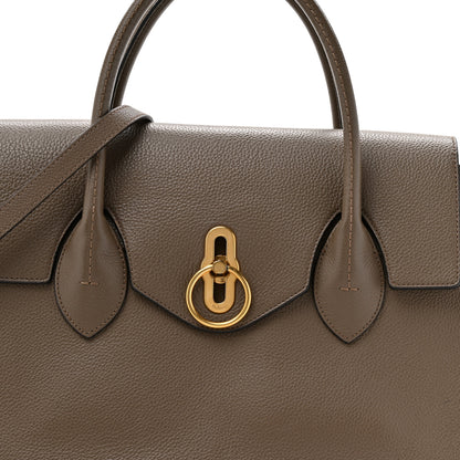 Mulberry Small Classic Grain Calfskin Seaton Clay 7 of 15