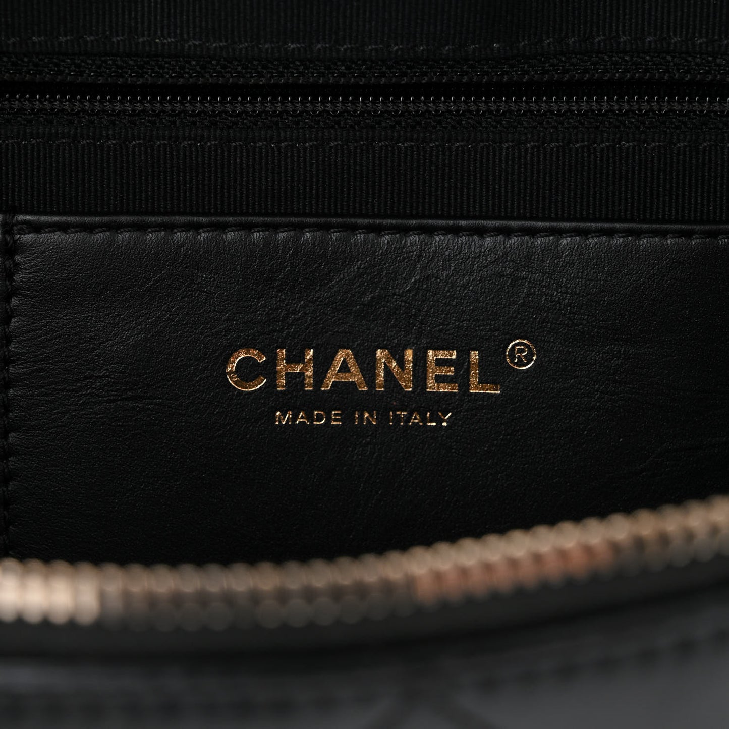 Lambskin Enamel Quilted Waist Bag Black