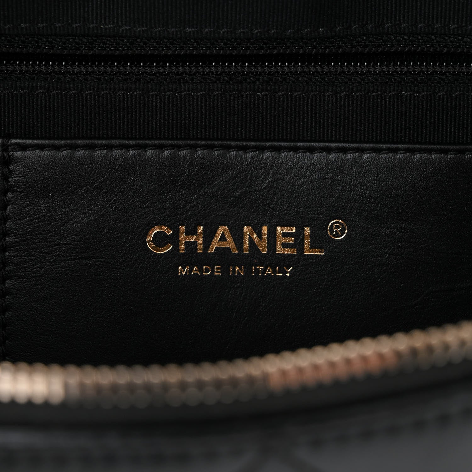 Chanel Lambskin Enamel Quilted Waist Bag Black 7 of 12