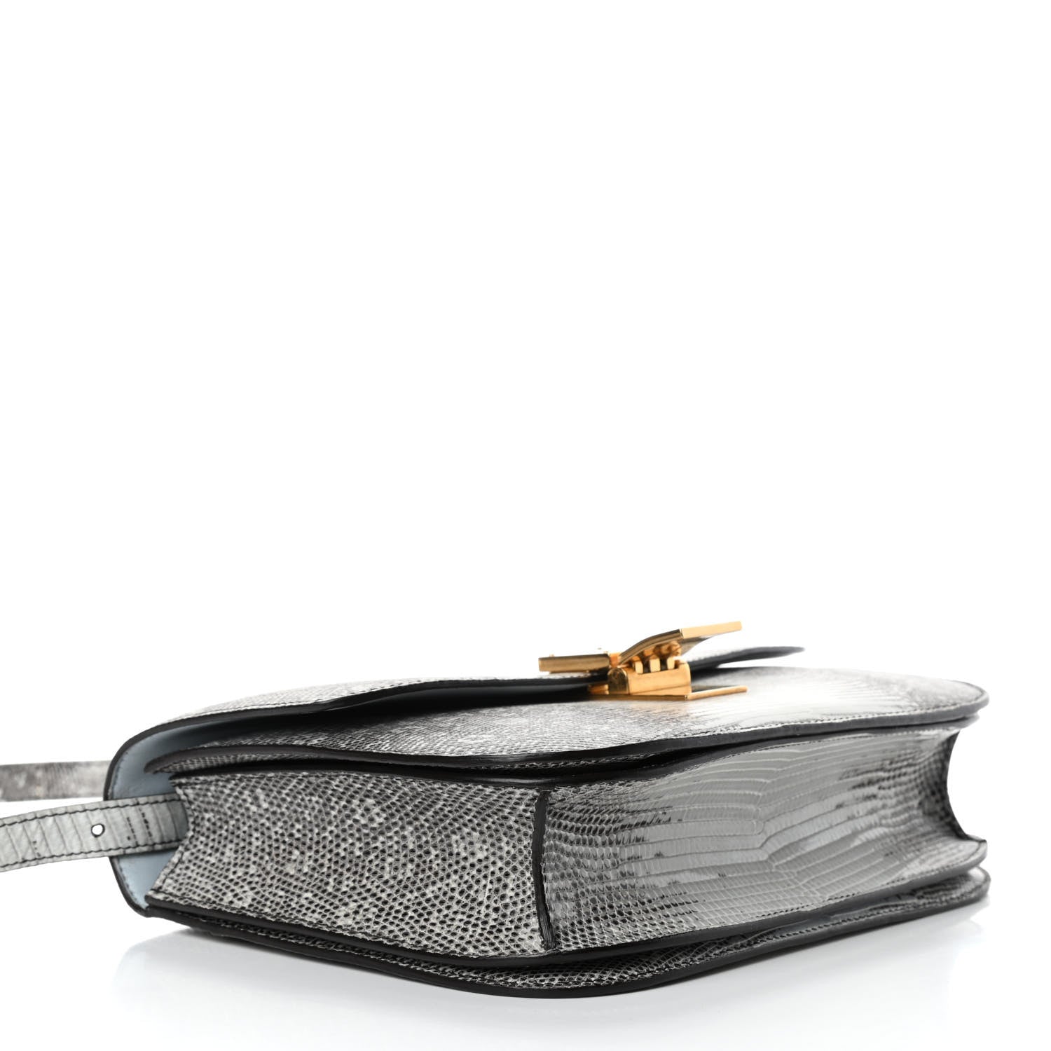 Celine Lizard Medium Classic Box Flap Bag Mineral 3 of 5