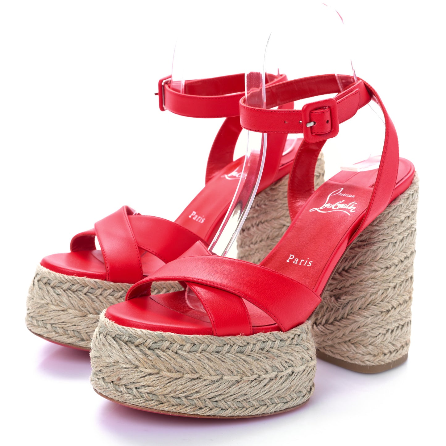 Goatskin Super Mariza 130 Espadrille Sandals 38 Ole Natural