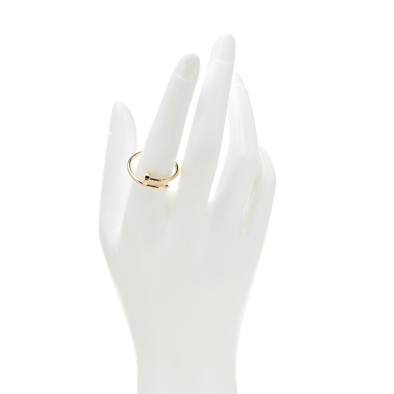 Cartier 18K Yellow Gold Small Juste Un Clou Ring 60 9 2 of 5