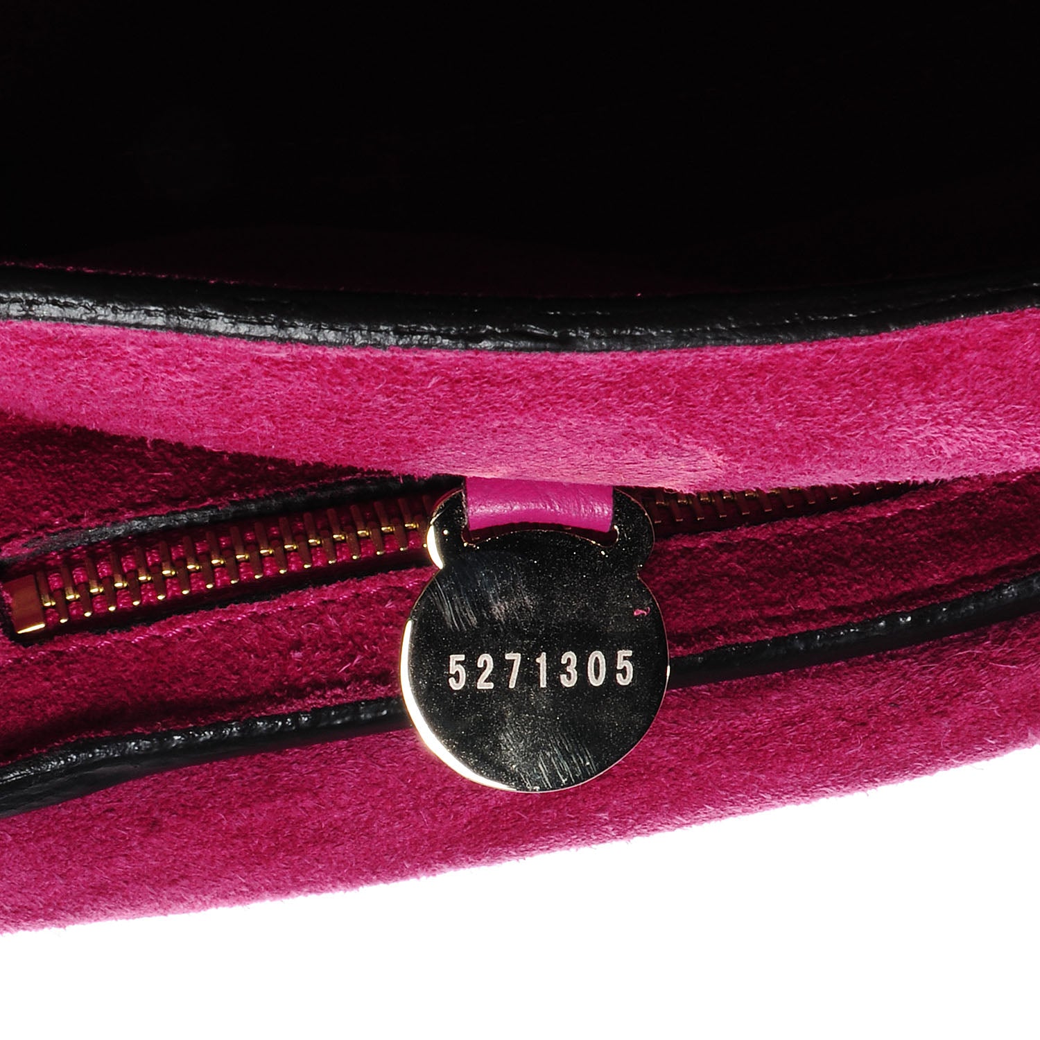 Mulberry Spongy Pebbled Leather Bayswater Hot Fuchsia 7 of 8