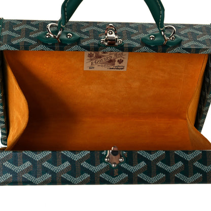 Goyard Goyardine Grand Hotel Trunk Bag Green 6 of 15