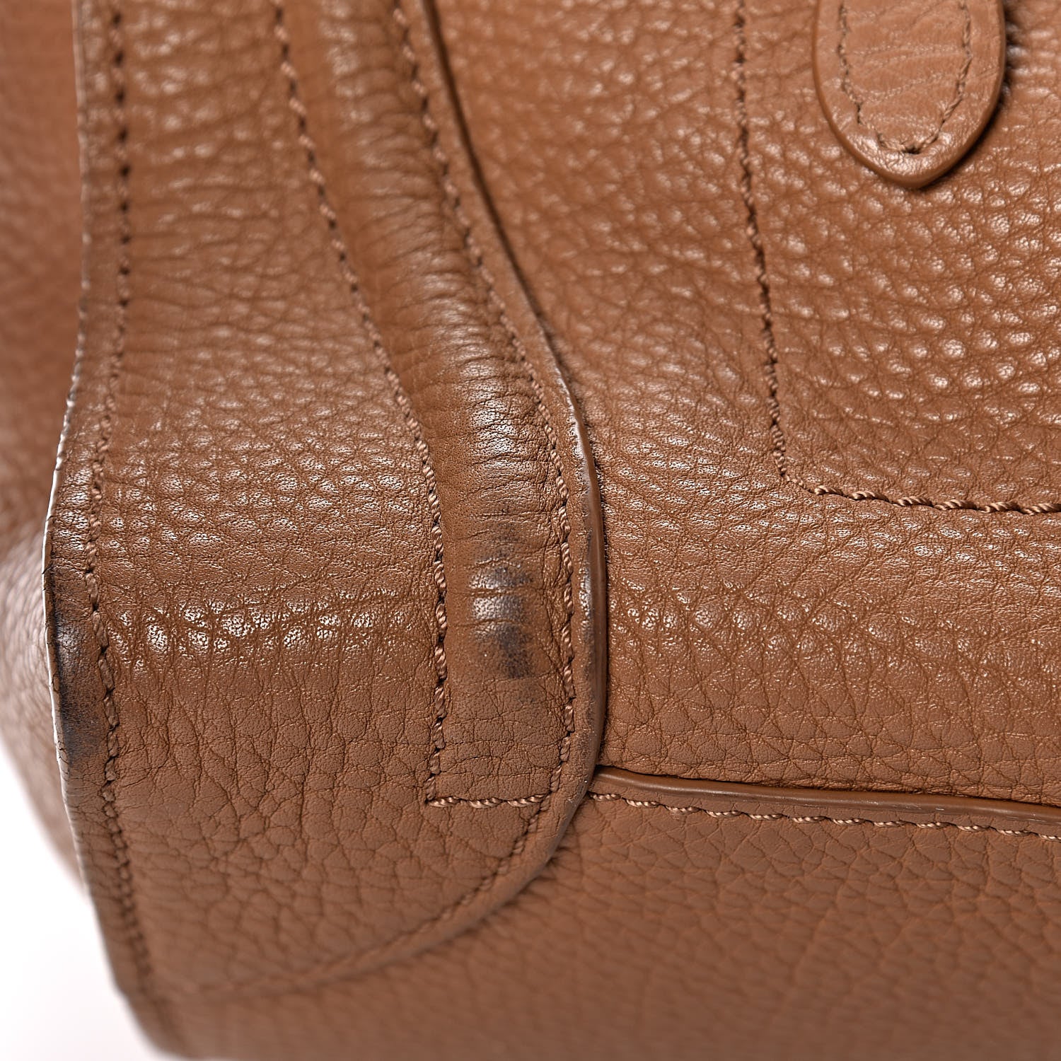 Celine Pebbled Calfskin Mini Luggage Camel 21 of 24