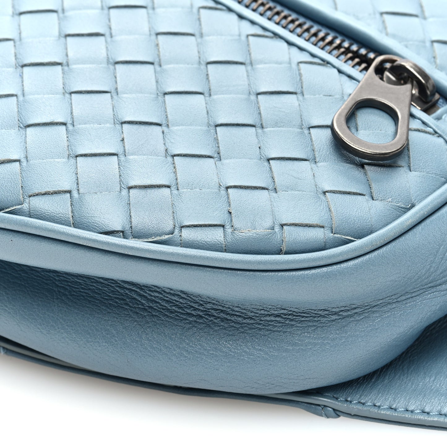 Nappa Intrecciato Belt Bag Linoleum
