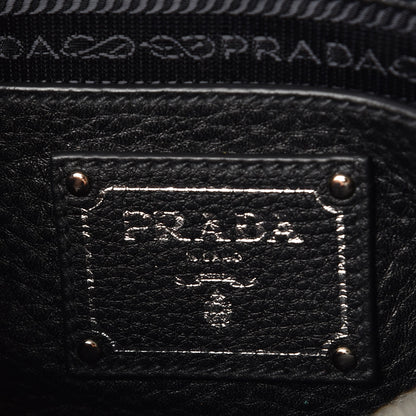 Prada Vitello Daino Tote Nero Black 7 of 10