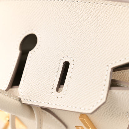 Hermes Epsom Birkin Sellier 25 Craie 12 of 13