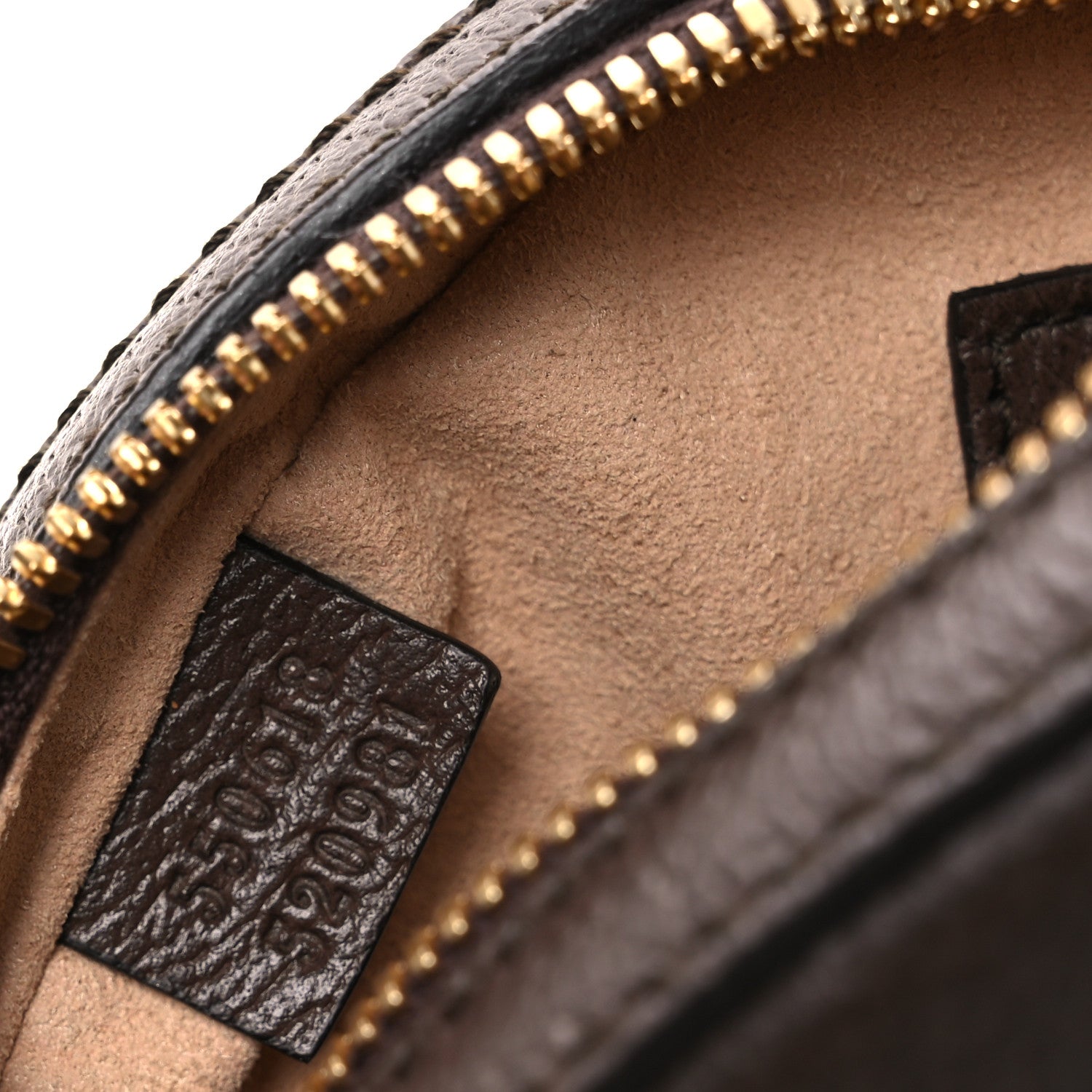 Gucci GG Supreme Monogram Web Mini Ophidia Round Shoulder Bag Brown 7 of 10