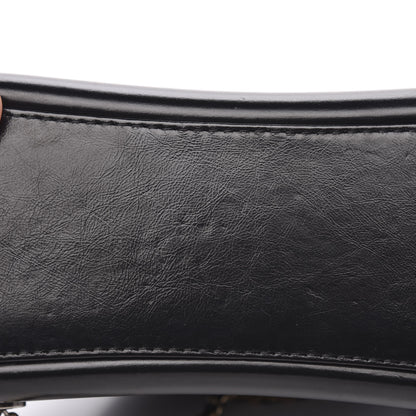 Chanel Aged Calfskin Quilted Small Gabrielle Backpack Blue Black 9 of 10