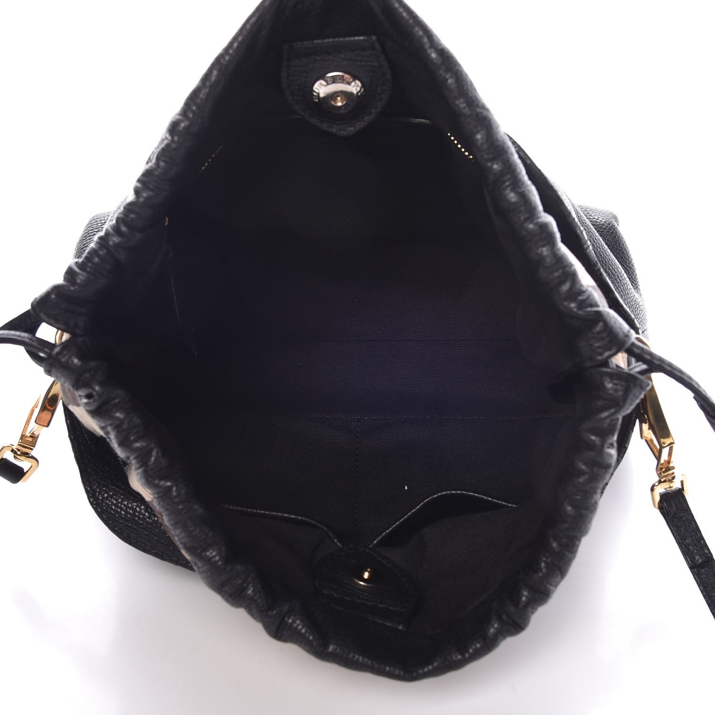 Calfskin House Check Little Crush Black