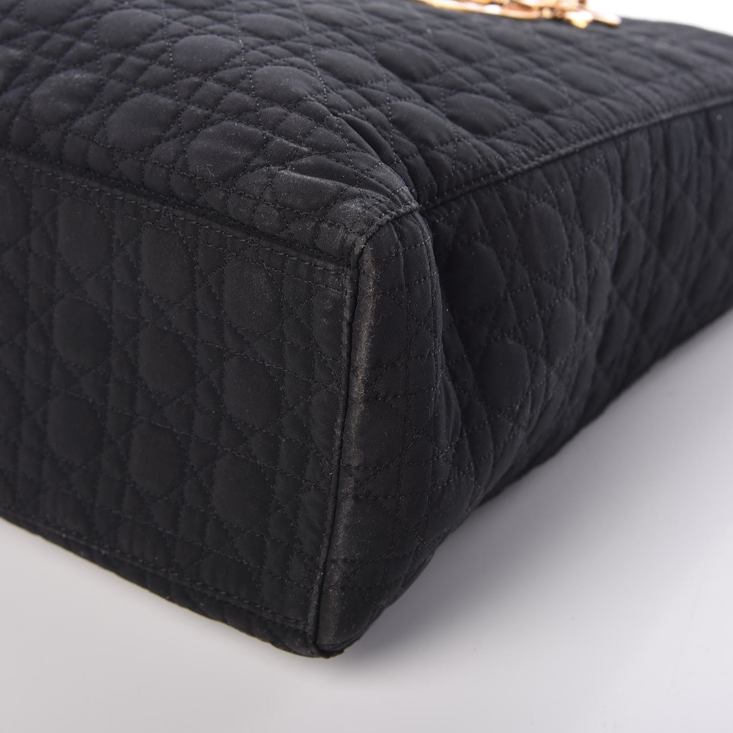 Christian Dior Nylon Cannage Large Lady Dior Black 11 of 11
