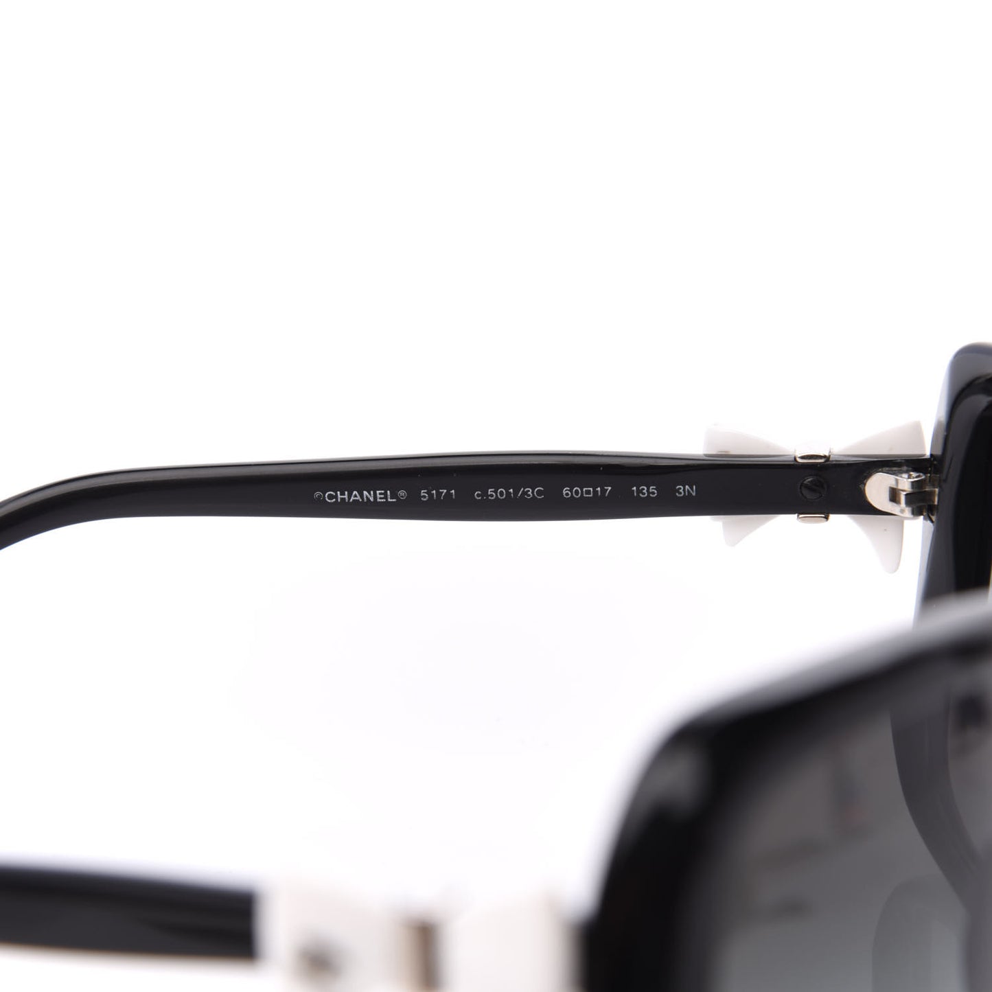 CC Bow Sunglasses 5171 Black White