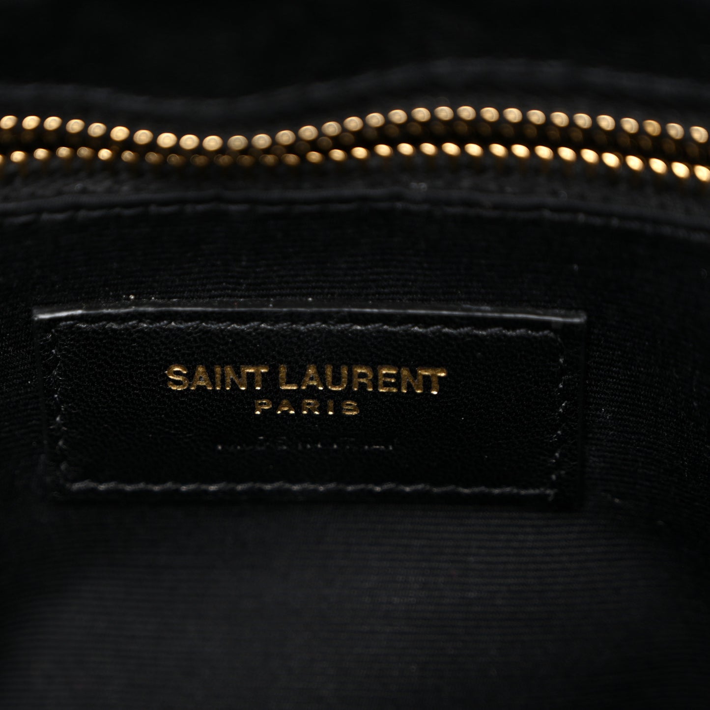 Calfskin Y Quilted Monogram Large Loulou Shopper Black
