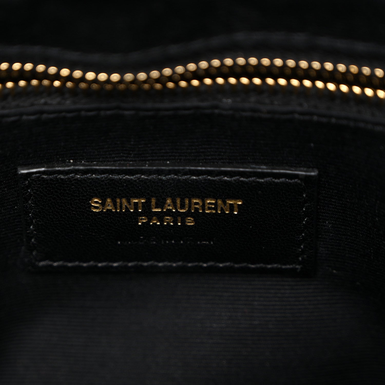 Saint Laurent Calfskin Y Quilted Monogram Large Loulou Shopper Black 7 of 12