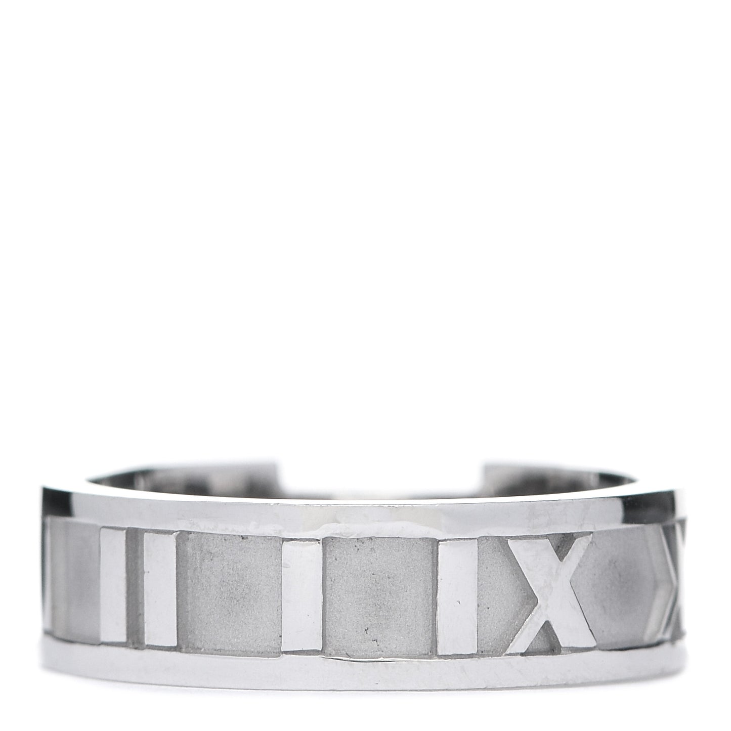 18K White Gold Diamond Atlas Ring 49 5
