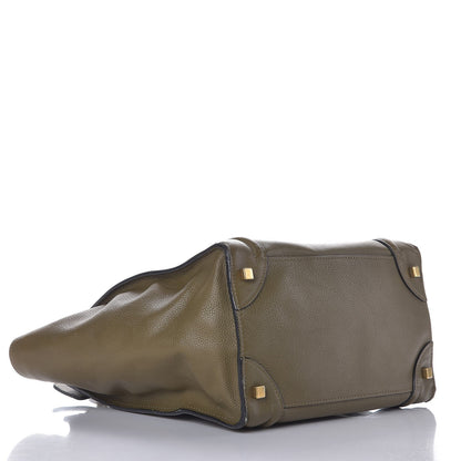 Celine Drummed Calfskin Mini Luggage Jungle 4 of 14