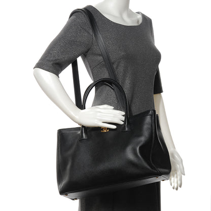 Chanel Cerf Executive Shopper Tote Black 2 of 8