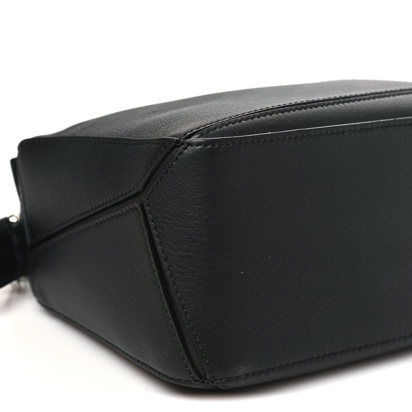 Calfskin Small Puzzle Bag Black