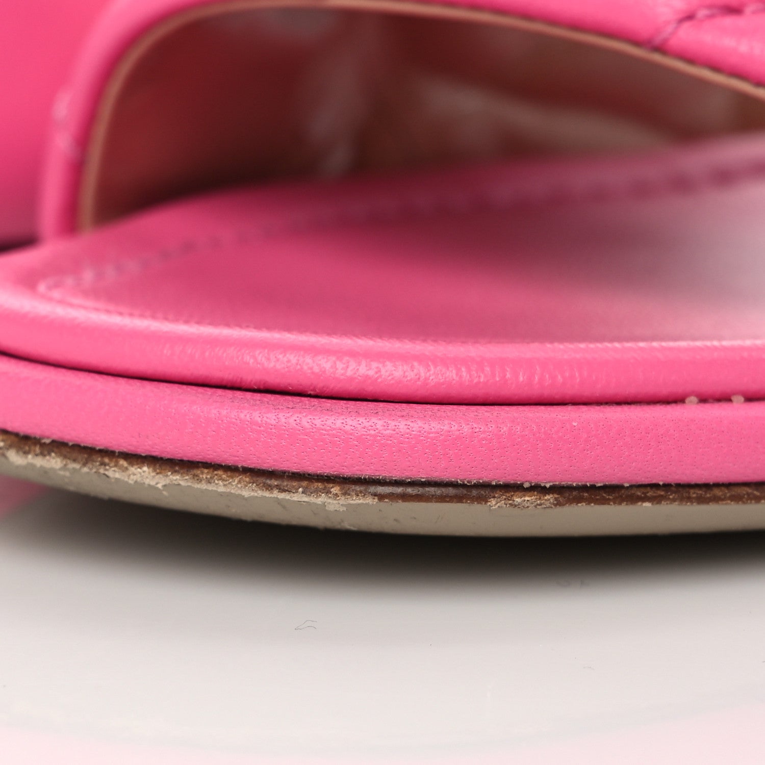 Valentino Garavani Nappa Roman Stud Flat Slide Sandals 38 Feminine Pink 12 of 12