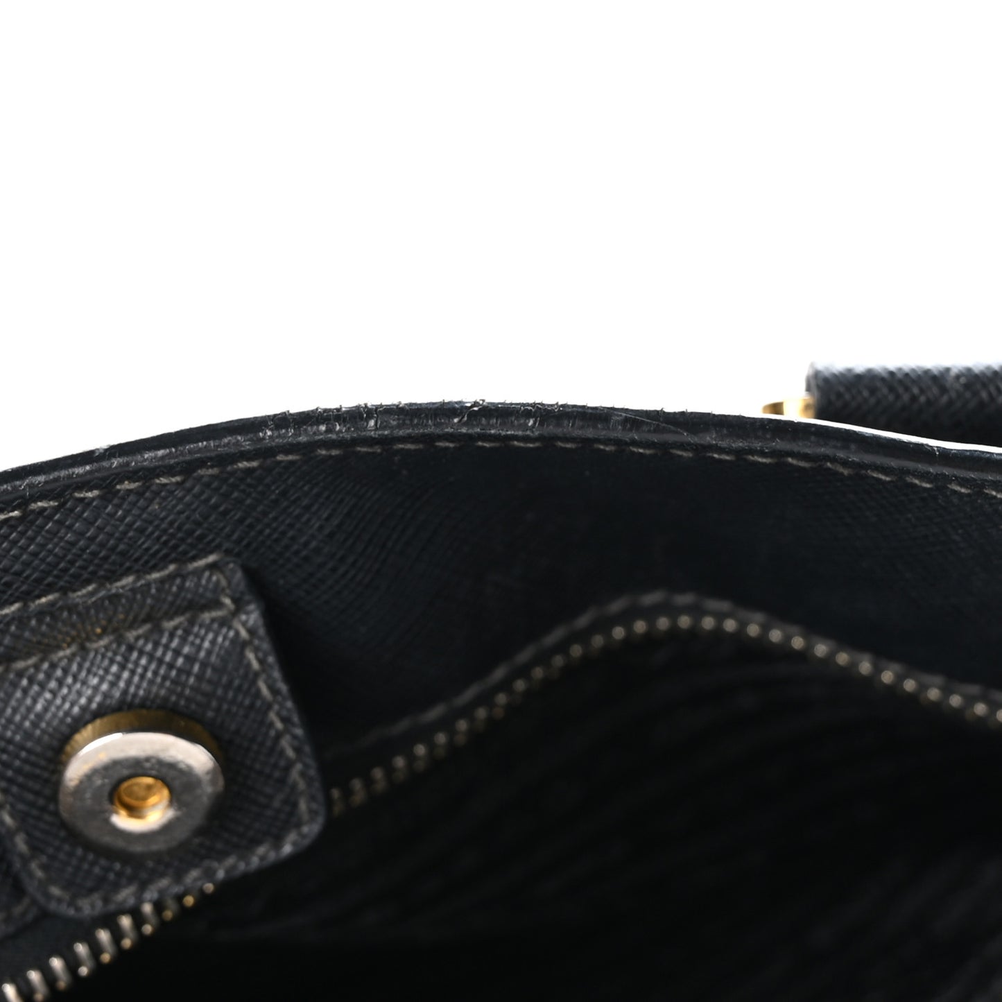 Saffiano Lux Large Tote Black