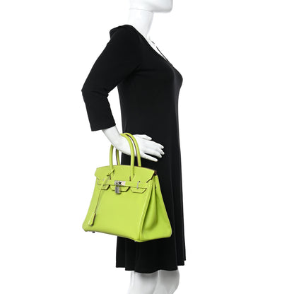 Hermes Epsom Candy Birkin 30 Kiwi Lichen 2 of 15