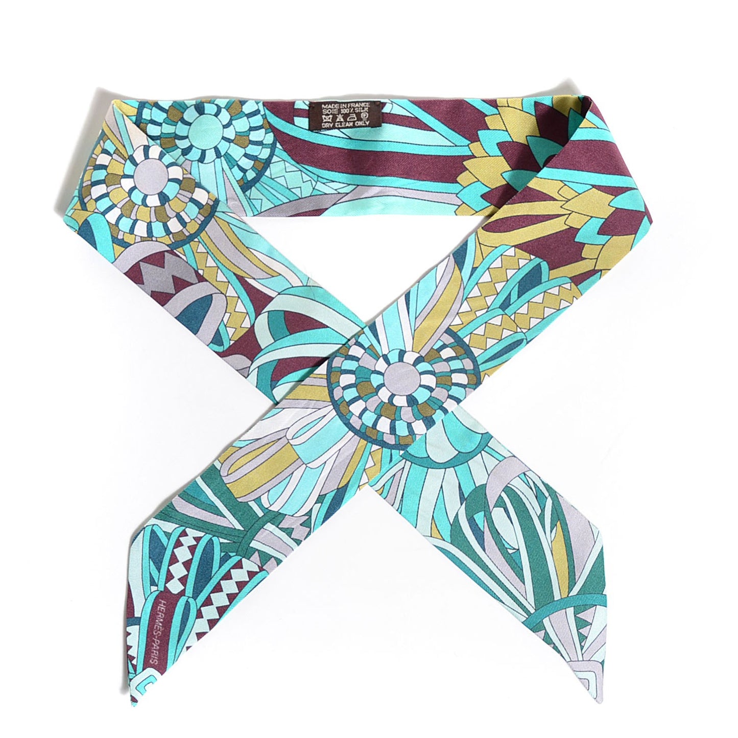 Silk Les Flots Du Cheval Twilly Turquoise