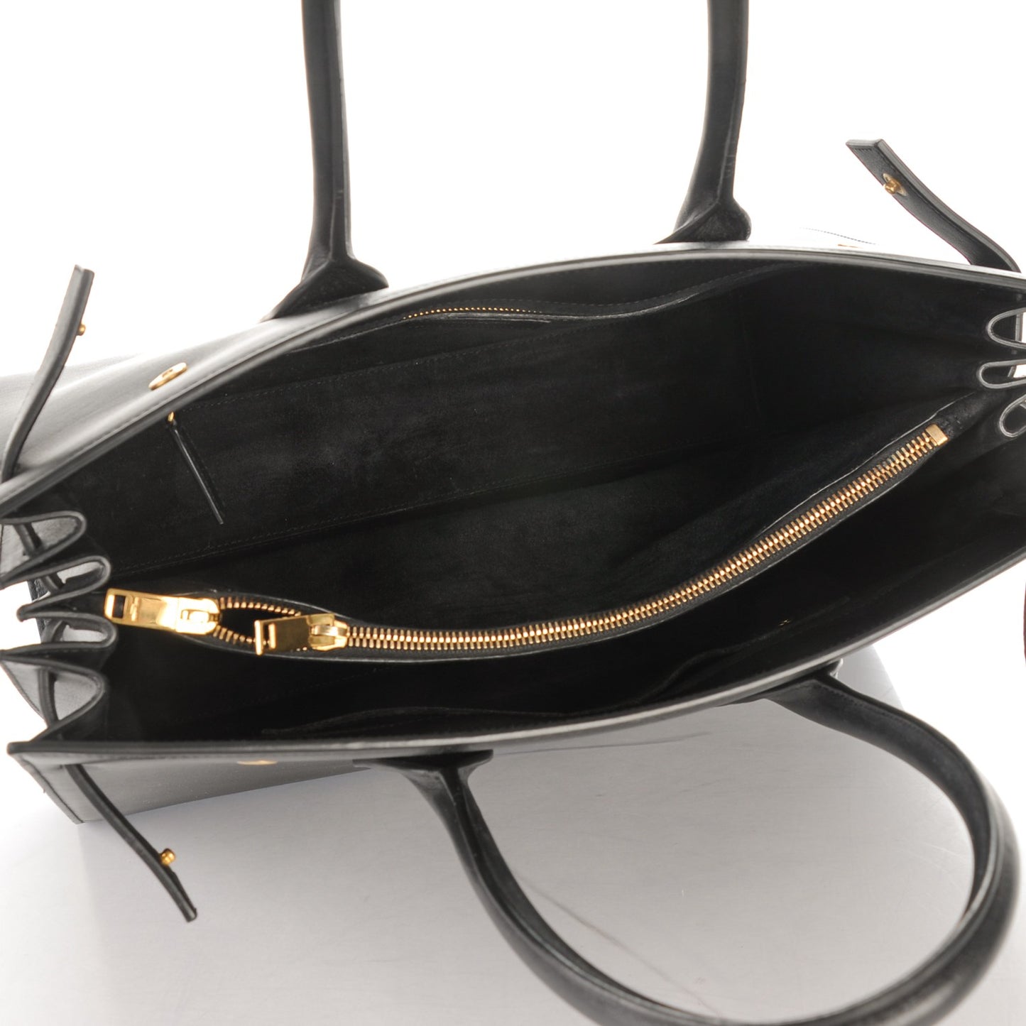 Calfskin Large Sac De Jour Carryall Black