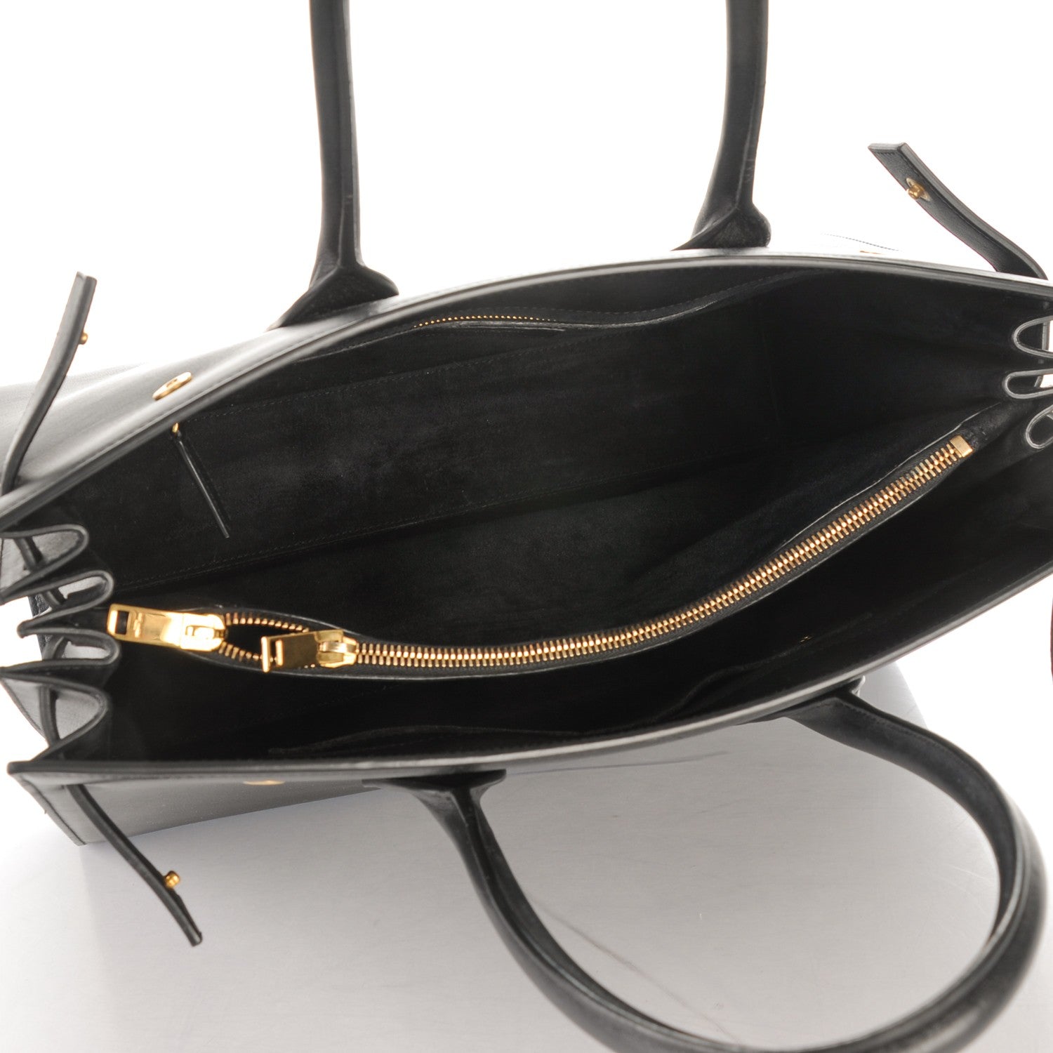 Saint Laurent Calfskin Large Sac De Jour Carryall Black 5 of 8