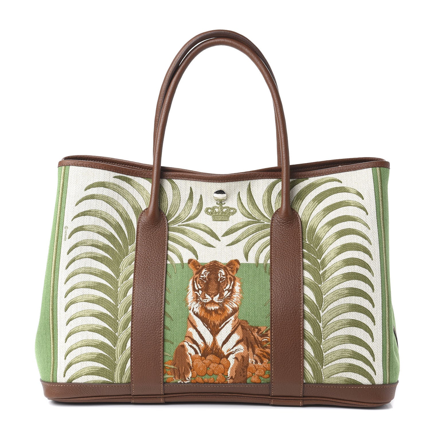 Hermes Toile Negonda Tigre Royale Garden Party 36 MM 1 of 11