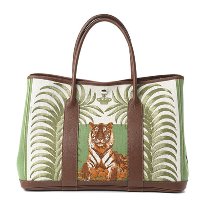 Hermes Toile Negonda Tigre Royale Garden Party 36 MM 1 of 11