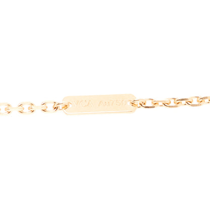 Van Cleef & Arpels 18K Rose Gold Gray Mother of Pearl Magic Alhambra Long Necklace 5 of 7