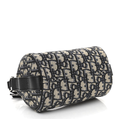 Christian Dior Oblique Mini Roller Messenger Bag Blue 3 of 10