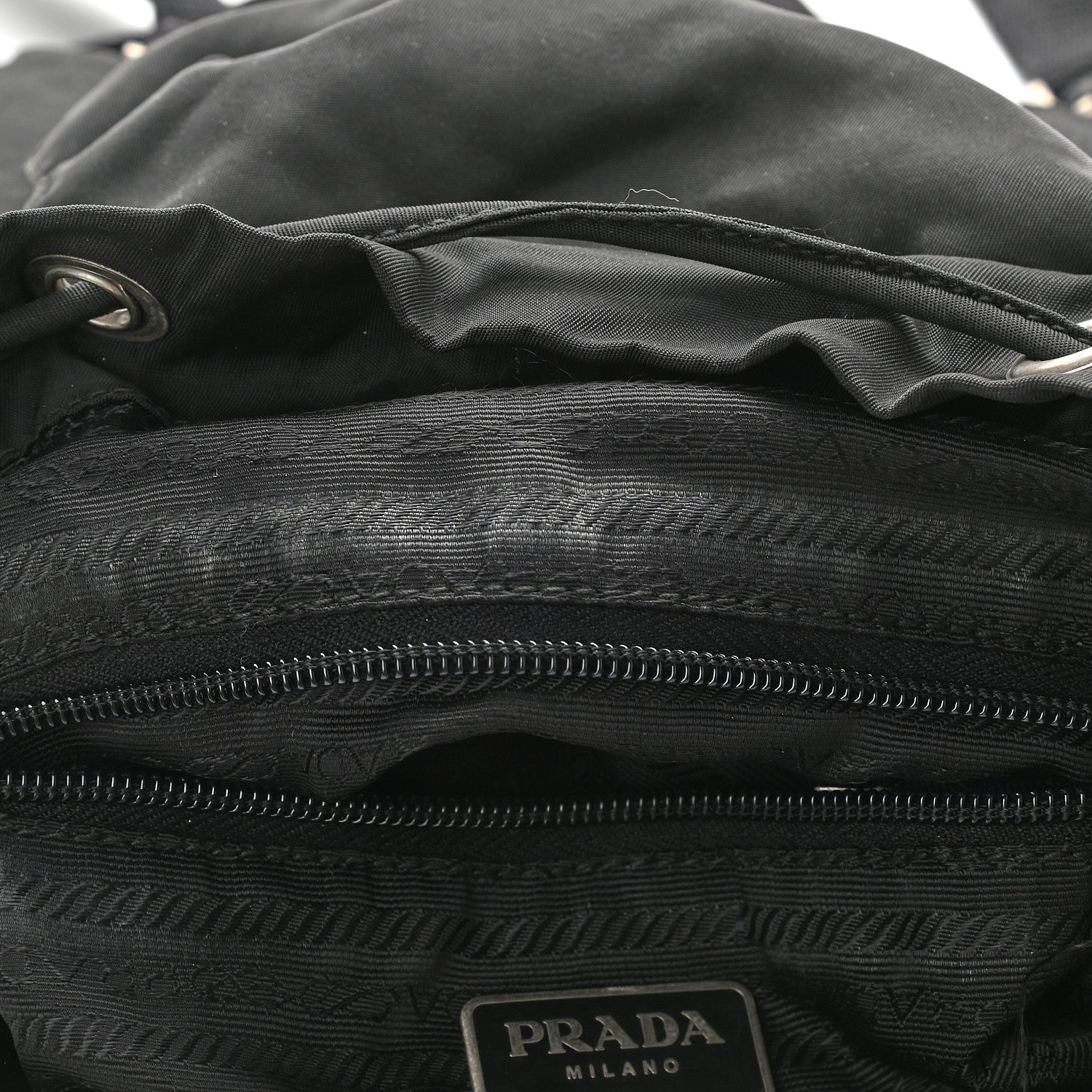Prada Tessuto Nylon Vela Small Backpack Black 12 of 12