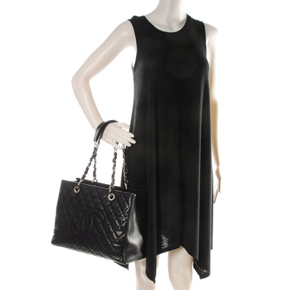 Chanel Caviar Quilted Grand Shopping Tote GST Black 2 of 7