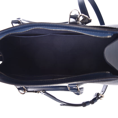 Louis Vuitton Epi Soufflot MM Indigo 5 of 9