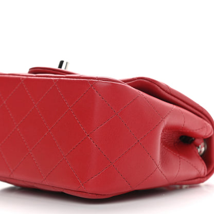 Chanel Lambskin Quilted Mini Square Flap Red 10 of 10