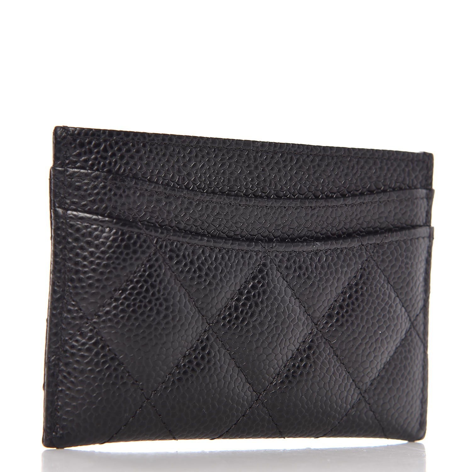 Chanel Caviar Quilted Card Holder Black 3 of 9