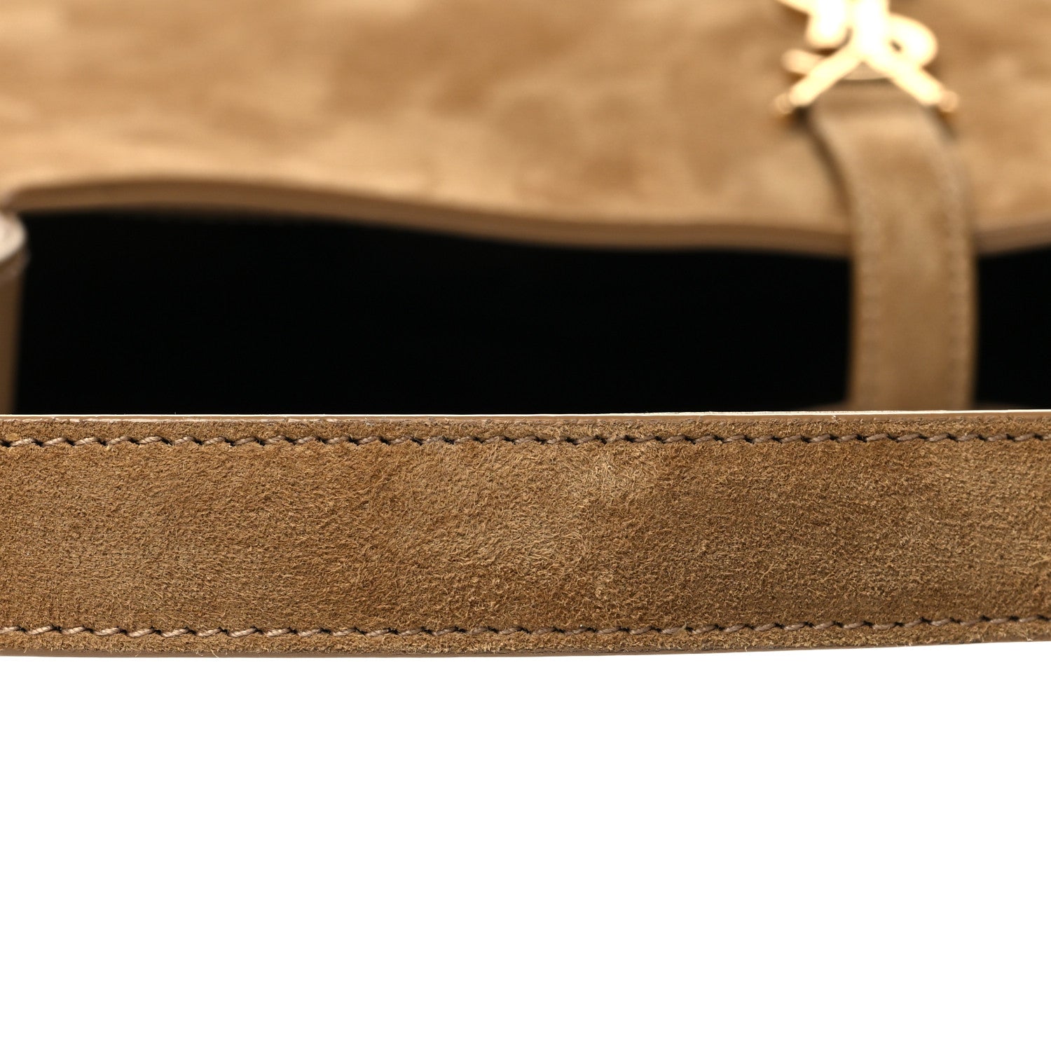 Saint Laurent Suede Calfskin Le 5 A 7 Hobo Beige 12 of 13