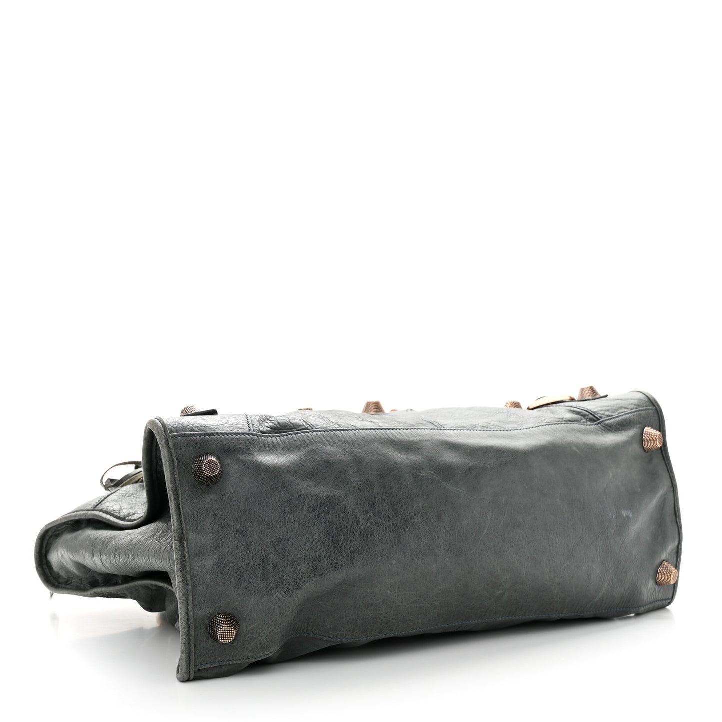 Agneau Giant 21 Rose Gold Hardware Work Anthracite