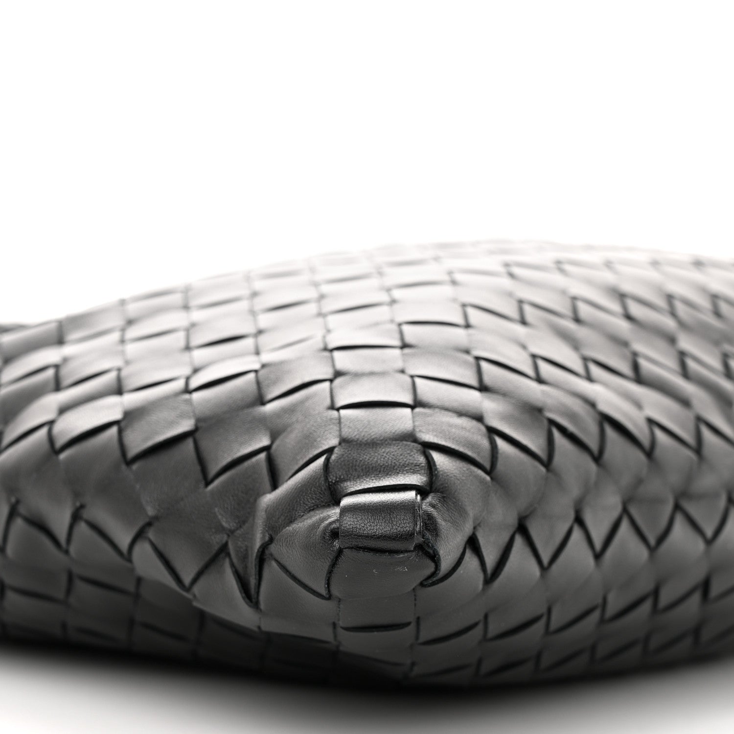 Bottega Veneta Calfskin Intrecciato Small Hop Black 9 of 10