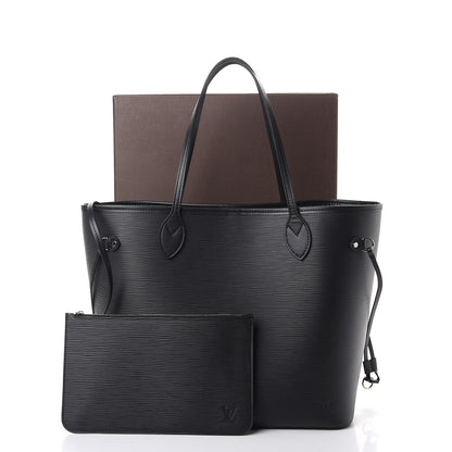 Louis Vuitton Epi Neverfull MM Black 10 of 10