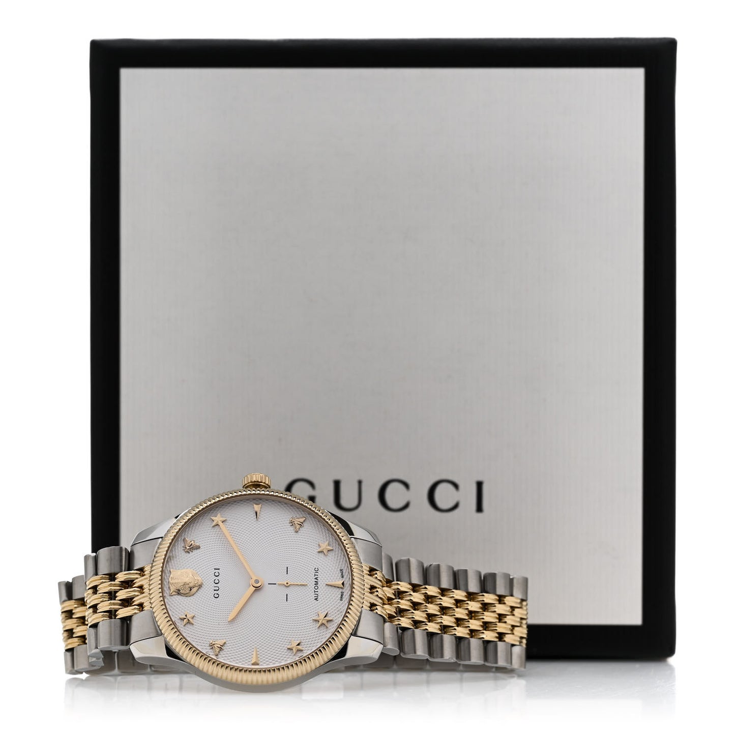 Stainless Steel 40mm G-Timeless Two Tone Charm Automatic Watch