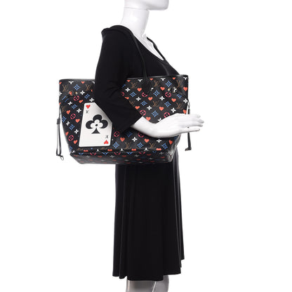 Louis Vuitton Game On Neverfull MM Black 2 of 9