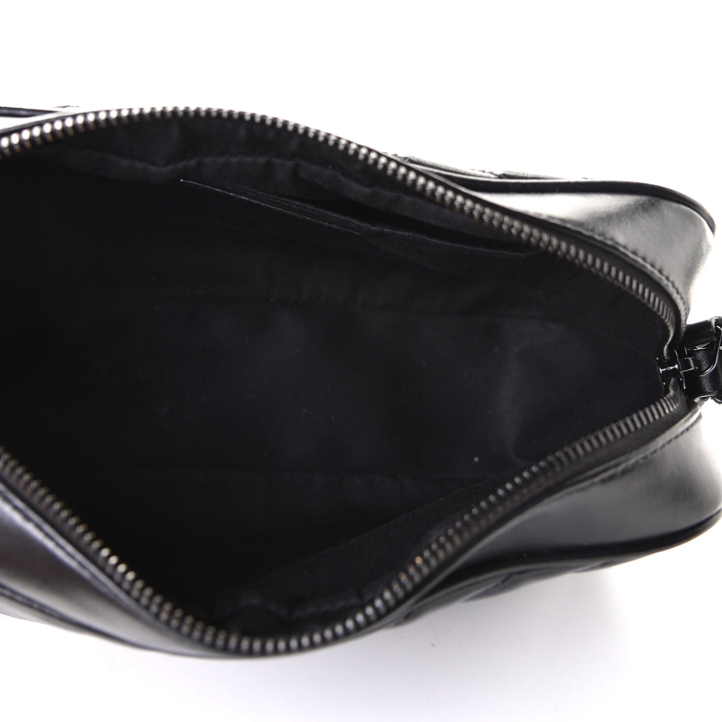 Calfskin Matelasse Monogram Lou Camera Bag Black